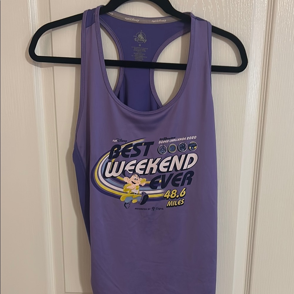 Disney Purple Graphic Tank Top